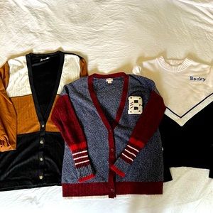 Vintage preppy sweater Lot